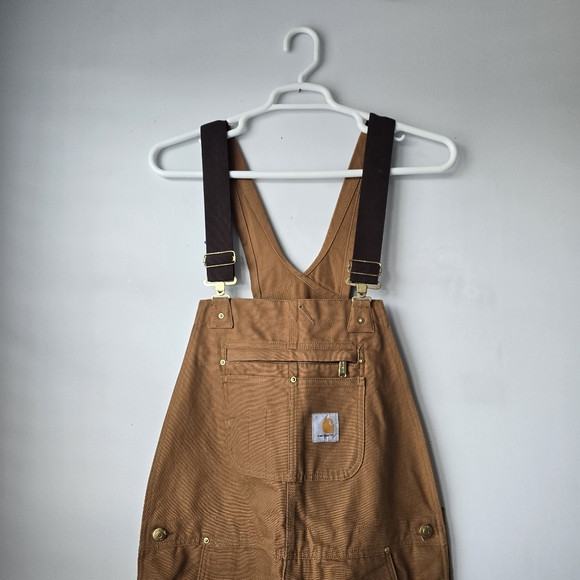 Carhartt Brown Work Overalls 36 - Picture 2 of 16